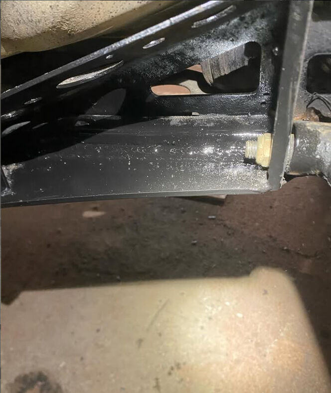 Polaris Cracked Frame Repair — photo 7, B Laflamme Welding & Fabrication
