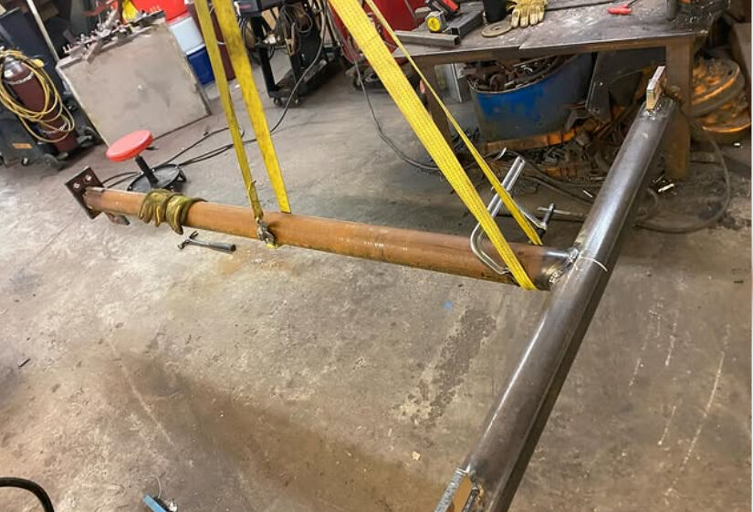 Spreader Bar — 18,500 Lb Cat V-12 Lift — photo 2, B Laflamme Welding & Fabrication